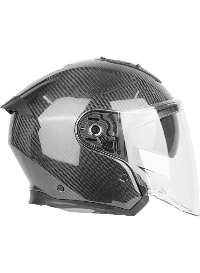 Generic Premium Open Face Touring Helmet Flyon II Carbon - Image 2