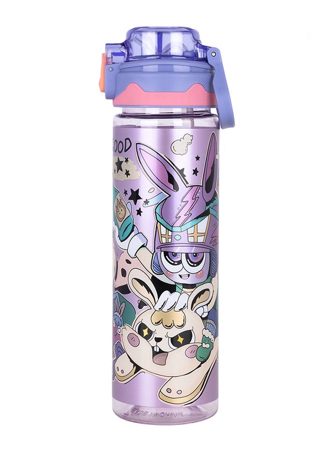 Nova kids زجاجة مياه بشفاطة 700 مل - بنفسجي - Image 2