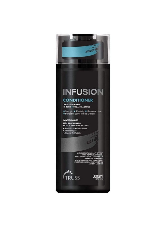 Truss Infusion Conditioner For Dry Damaged Hair 100% Vegan Base Deeply Hydrates Protects & Restores For Strong Soft Shiny Hair Anti Aging Conditioner For Color Treated Hair  - Image 1