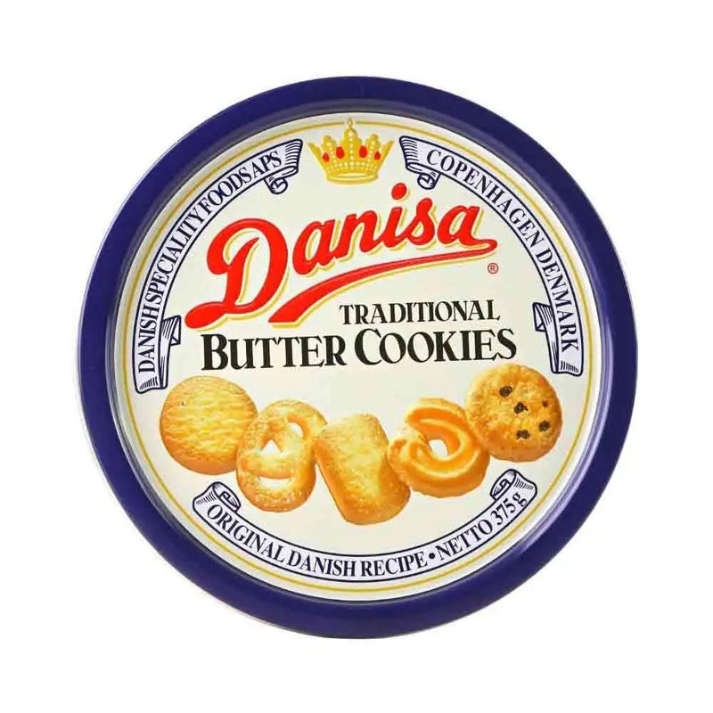 Danisa Traditional Butter Cookies in Tin- 375 gms - Image 1