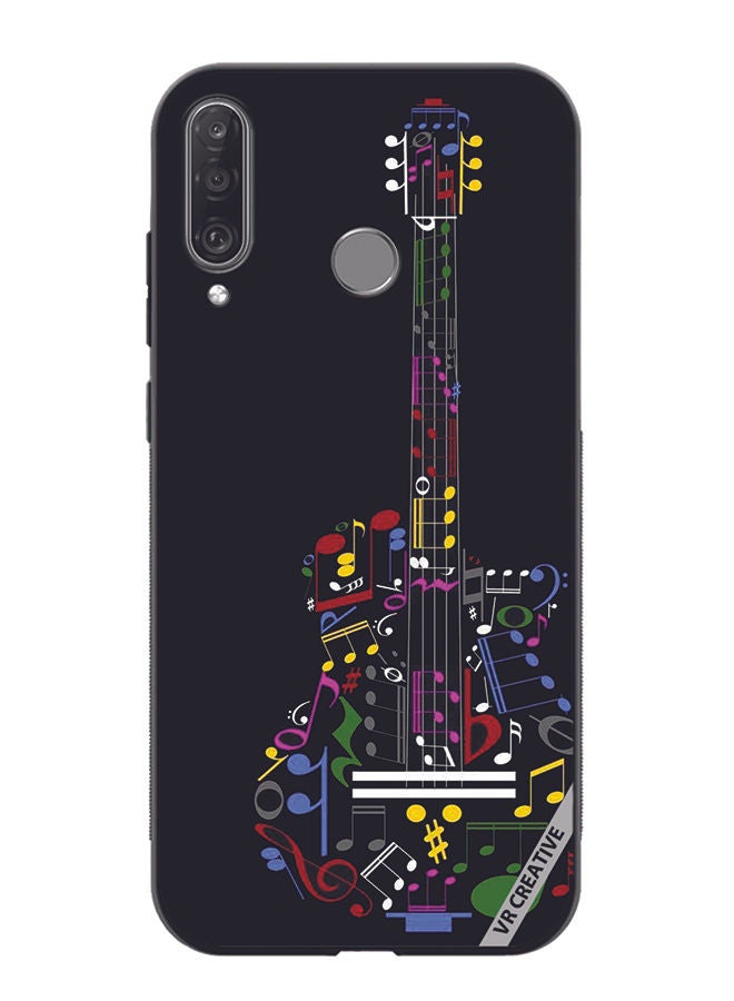 VR CREATIVE Protective Case Cover For Huawei P30 Lite Guitar Design Multicolour  - Image 1