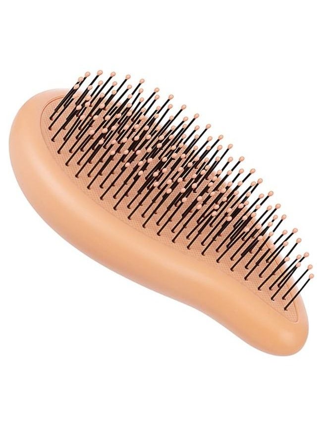 Wet brush Go Green Detangler Orange Coconut Oil, Compact Hair Brush, Eco Friendly, Plant Based Plastic, Intelliflex, Bristles Gentle Detangling, Control, Comfort, Convenience Haircare  - Image 2