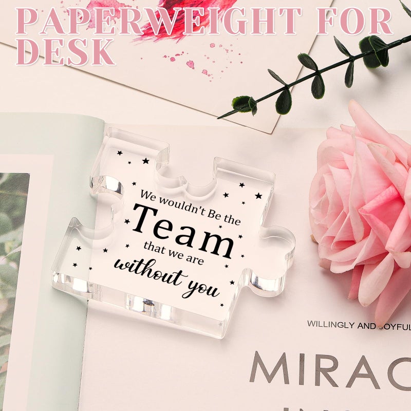 Funnli Boss Gifts for Women Men, Administrative Professional Day Gifts Acrylic Plaque, Employee Appreciation Gifts, Bosses Day Farewell Gift for Coworkers Boss Lady Staff Leader Manager Office Decor - Image 4