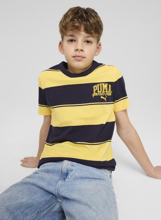 PUMA Youth All Over Printed Striped T-Shirt  - Image 1