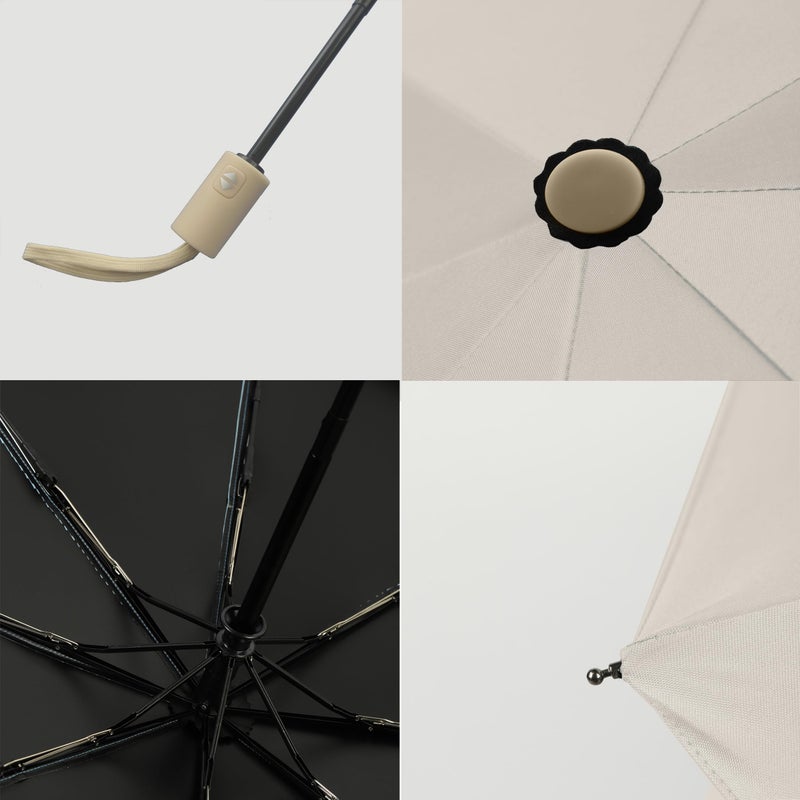 Baodini Small Uv Protection Travel Umbrella Compact For Rain And Sun Upf 50+ Windproof Portable 42 Inch Umbrella For Women And Men - Image 4