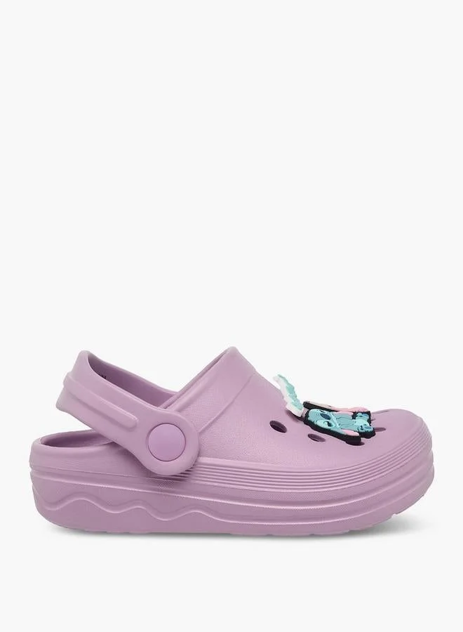 ديزني Girls Angel And Stitch Jibbitz Charm Detail Clogs