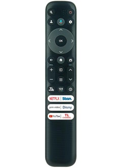 erorex Voice Replaced Remote Control Rc813 Fab1 Fit For Tcl Smart Tv，With Short Apps: Netflix Stan Prime Video Disney+ Youtube Tcl Channel 55Q750G 65Q750G 75Q750G 85Q750G  - Image 3