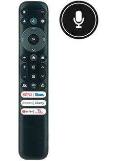 erorex Voice Replaced Remote Control Rc813 Fab1 Fit For Tcl Smart Tv，With Short Apps: Netflix Stan Prime Video Disney+ Youtube Tcl Channel 55Q750G 65Q750G 75Q750G 85Q750G  - Image 2