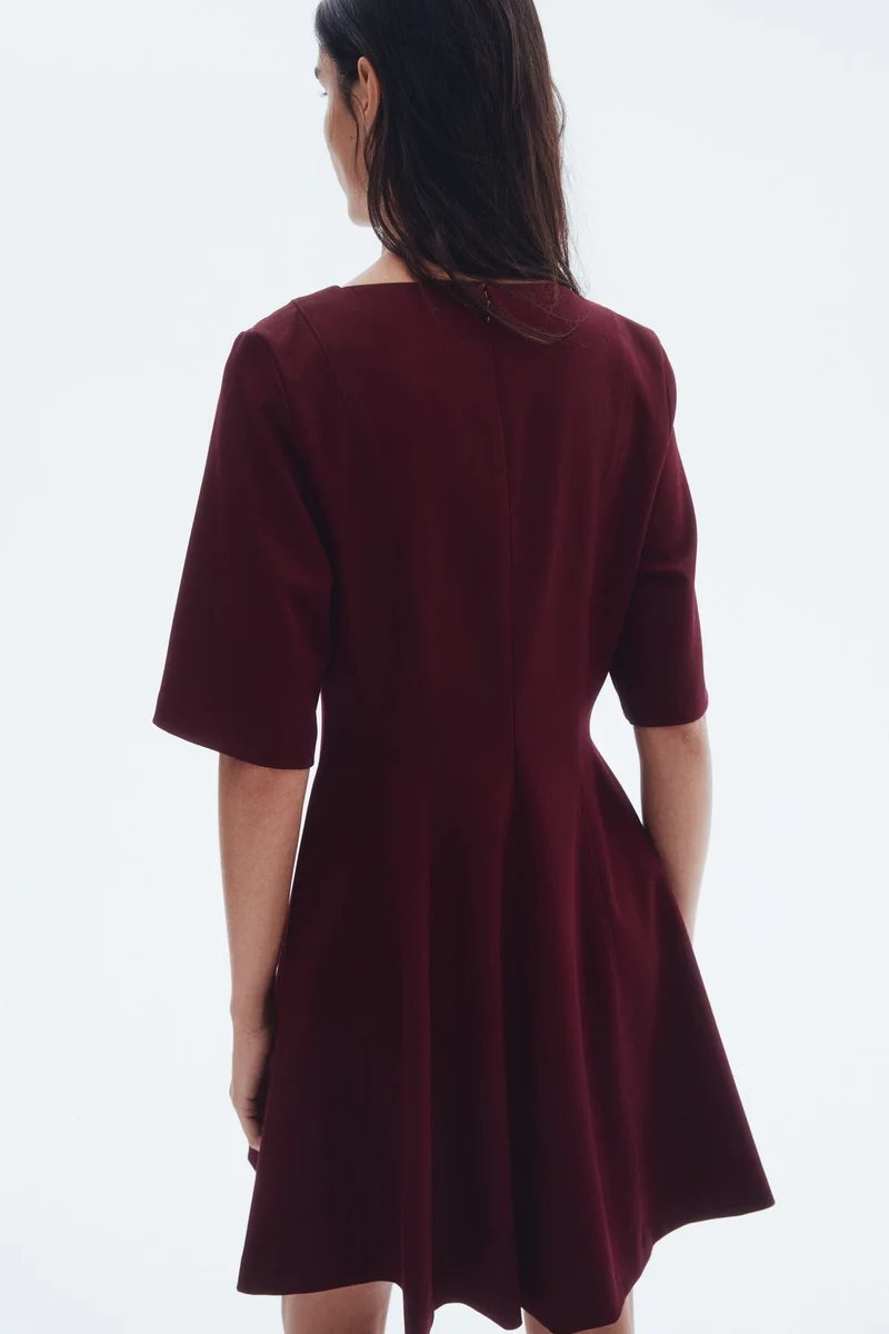 H&M Waisted twill dress