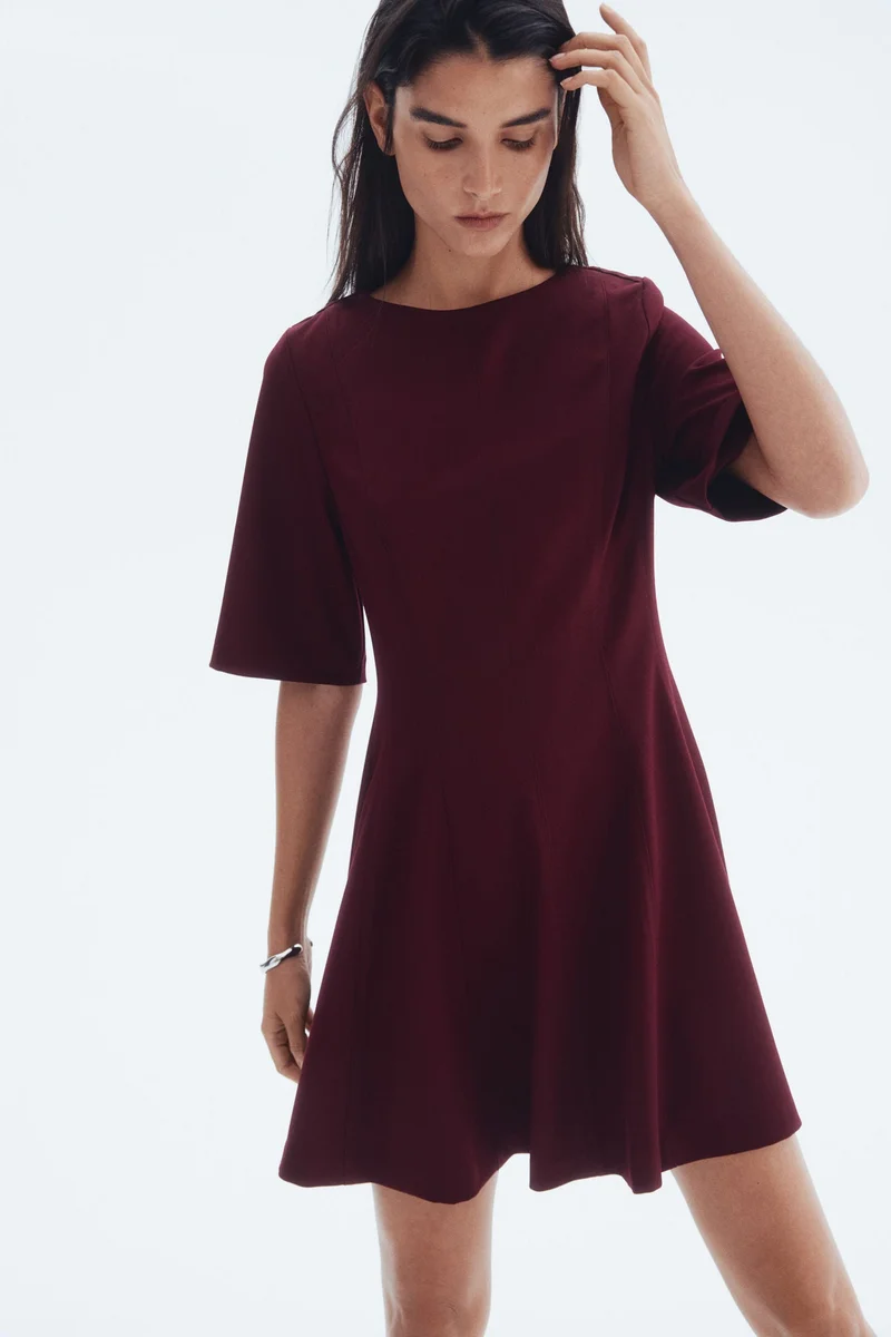 H&M Waisted twill dress