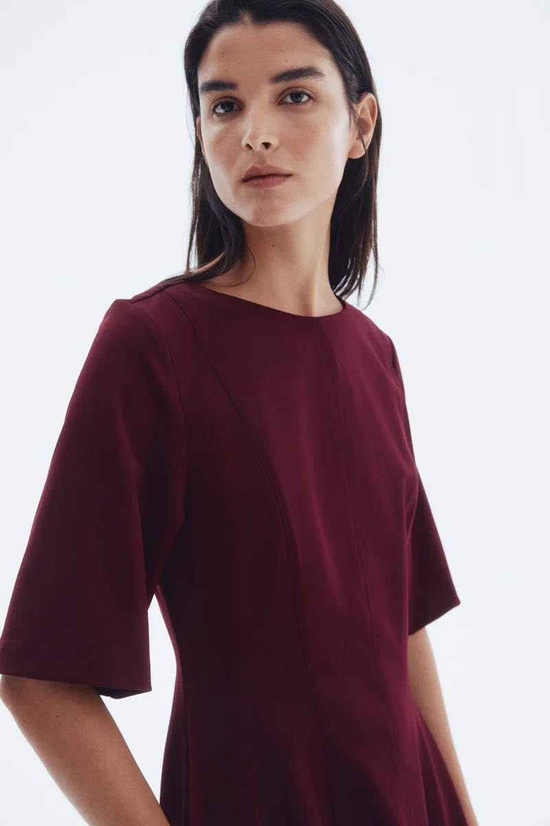 H&M Waisted twill dress