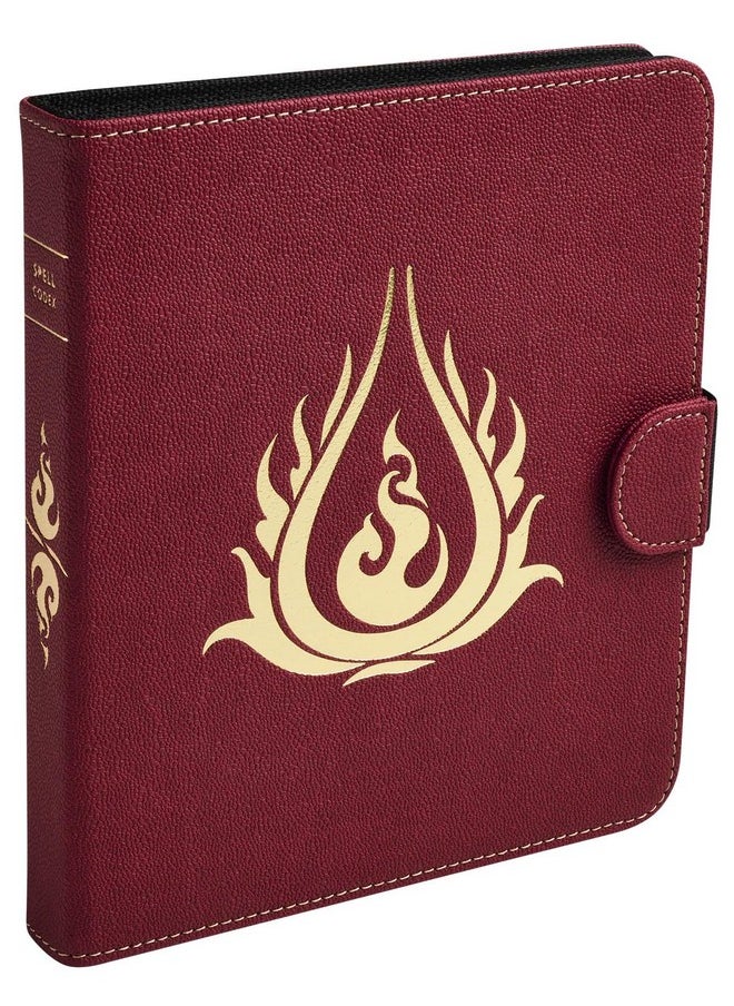 Arcane Tinmen - Dragon Shield: Roleplaying Spell Codex: Blood Red - Compatible With Official Dnd Spell Cards - Dry Erase Marker And 5E Compatible Spell Slot Tracker Included - Image 1