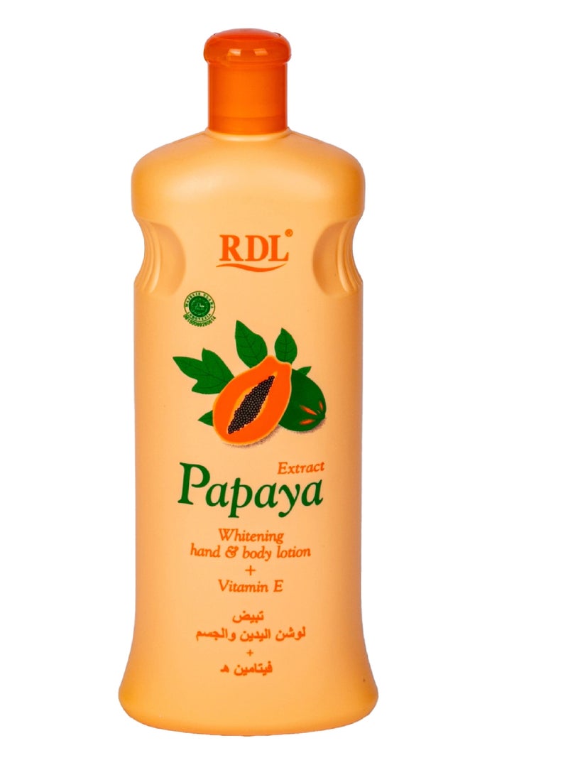 RDL لوشن اليدين والجسم من RDL بابايا 600 مل