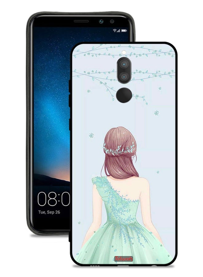Tolwak Huawei Mate 10 Lite Protective Case Cover Cute Girl In Floral Dress - Image 1
