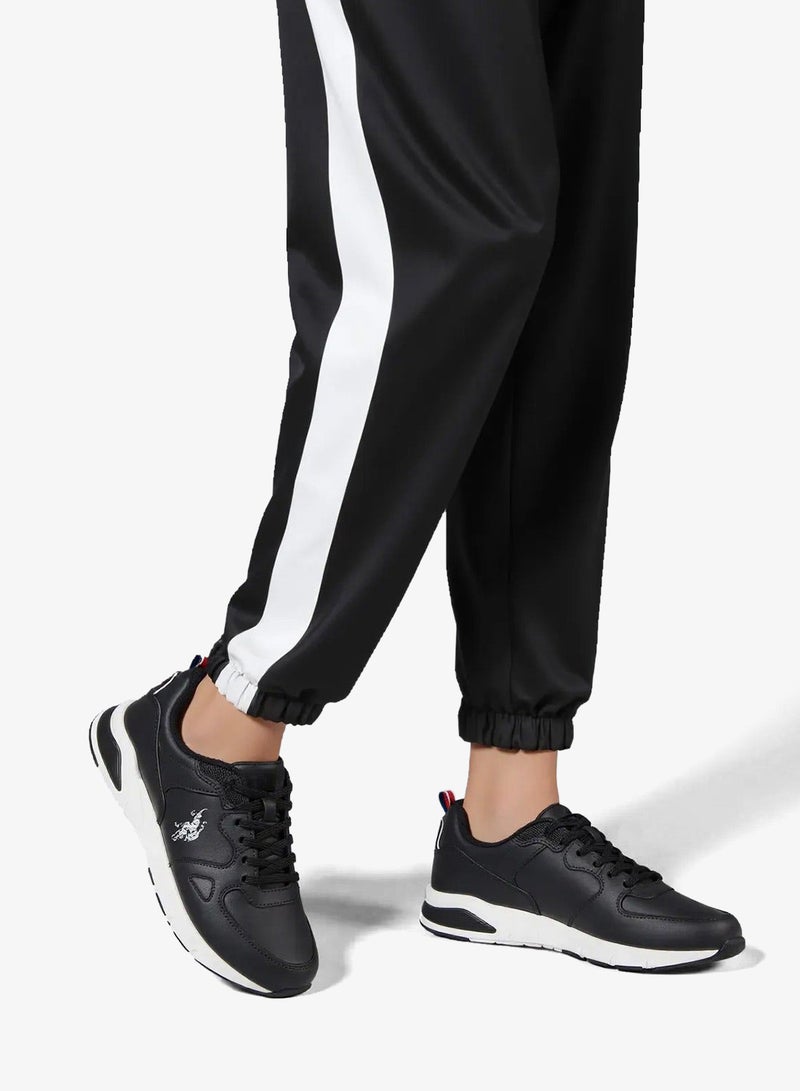 U.S. Polo Assn. Men's Black Low-Top Casual Sneakers with Iconic Branding for a Clean Look Shoes - Image 3