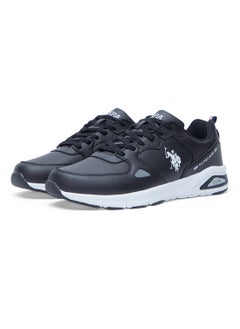 U.S. Polo Assn. Men's Black Low-Top Casual Sneakers with Iconic Branding for a Clean Look  - Image 2
