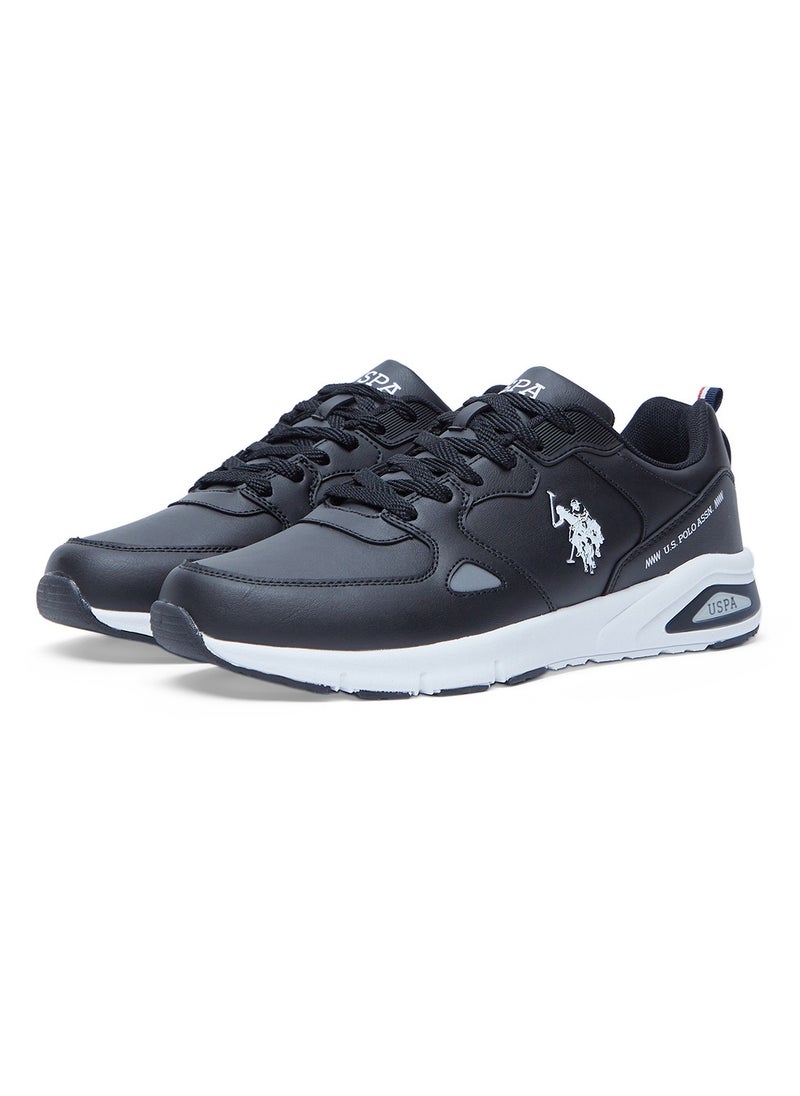 U.S. Polo Assn. Men's Black Low-Top Casual Sneakers with Iconic Branding for a Clean Look  - Image 2