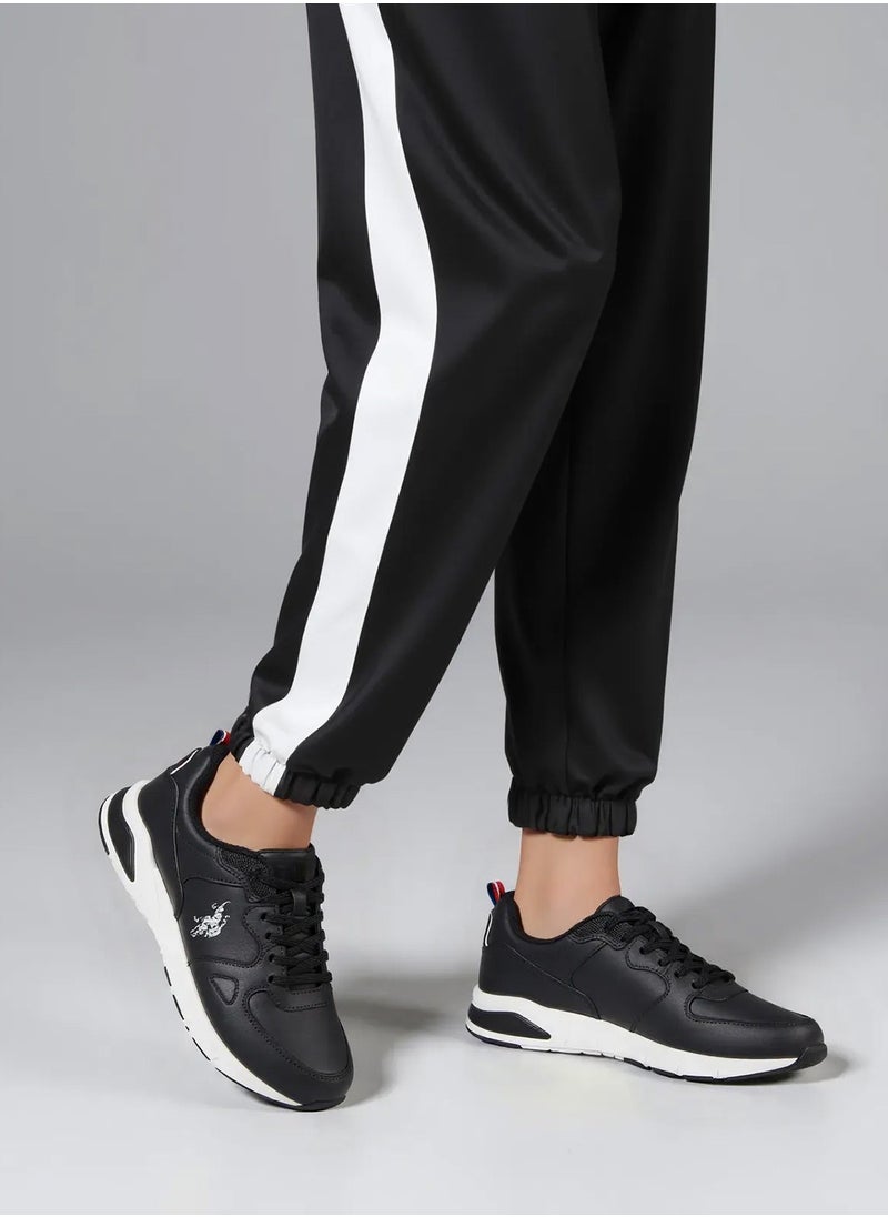 U.S. Polo Assn. Men's Black Low-Top Casual Sneakers with Iconic Branding for a Clean Look  - Image 3