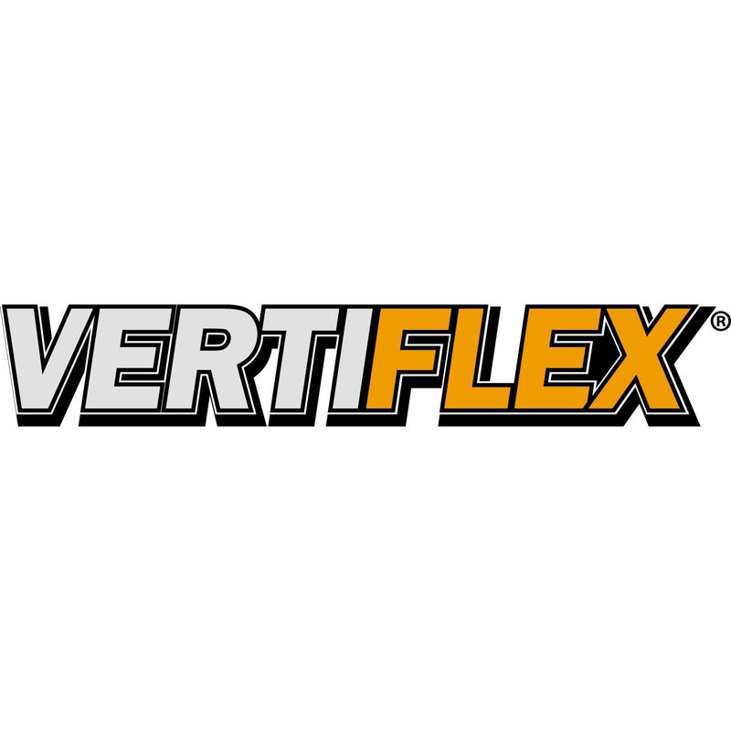 Vertiflex Rolling File Cabinet Cart Organizer With Three Drawers, Black and Silver - Image 2