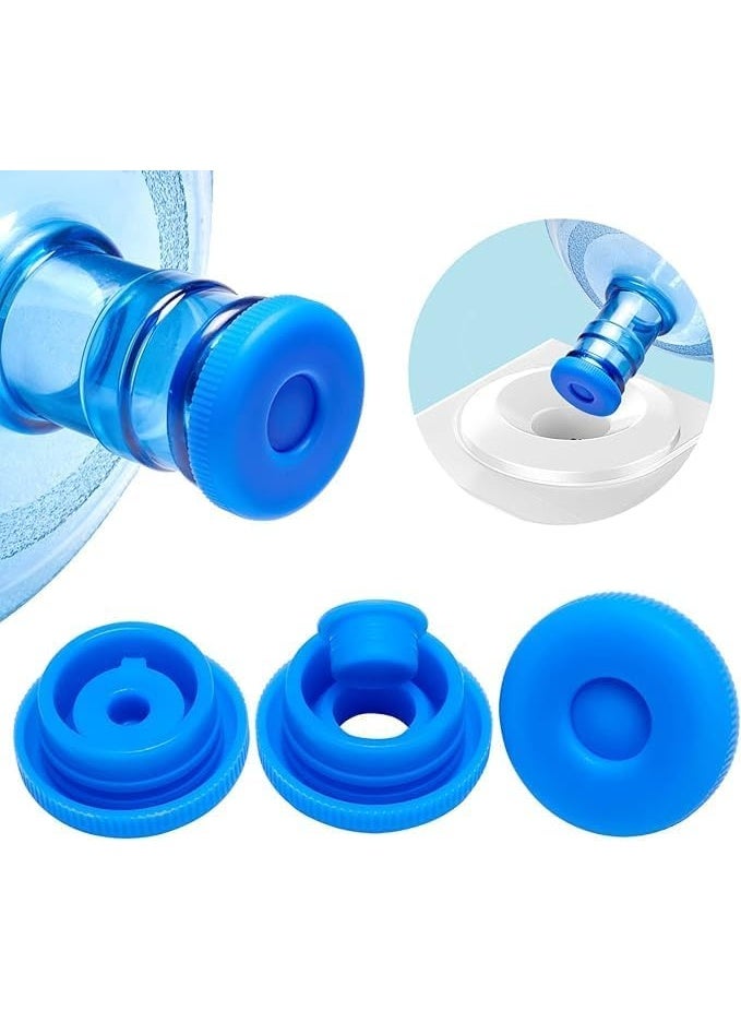 Reusable 55mm silicone water jug ​​lid, one-piece, spill-proof replacement lid, spill-proof cover, safe drinking dispenser for home, office, and outdoor use. - Image 5
