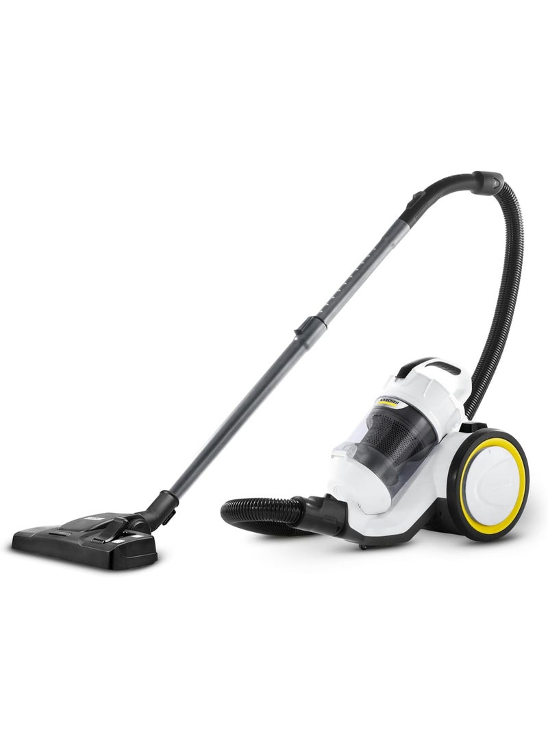 Kärcher Bagless Vacuum Cleaner, Powerful Suction for Home Cleaning, Compact & Lightweight Design, Ideal for Soft & Hard Surfaces, White - Image 1