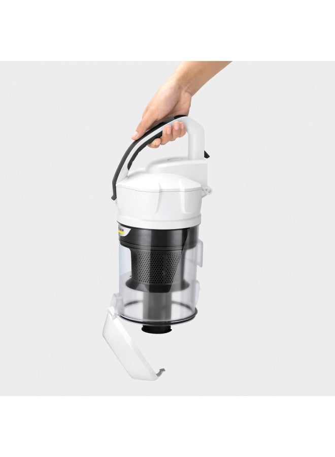 Kärcher Bagless Vacuum Cleaner, Powerful Suction for Home Cleaning, Compact & Lightweight Design, Ideal for Soft & Hard Surfaces, White - Image 3