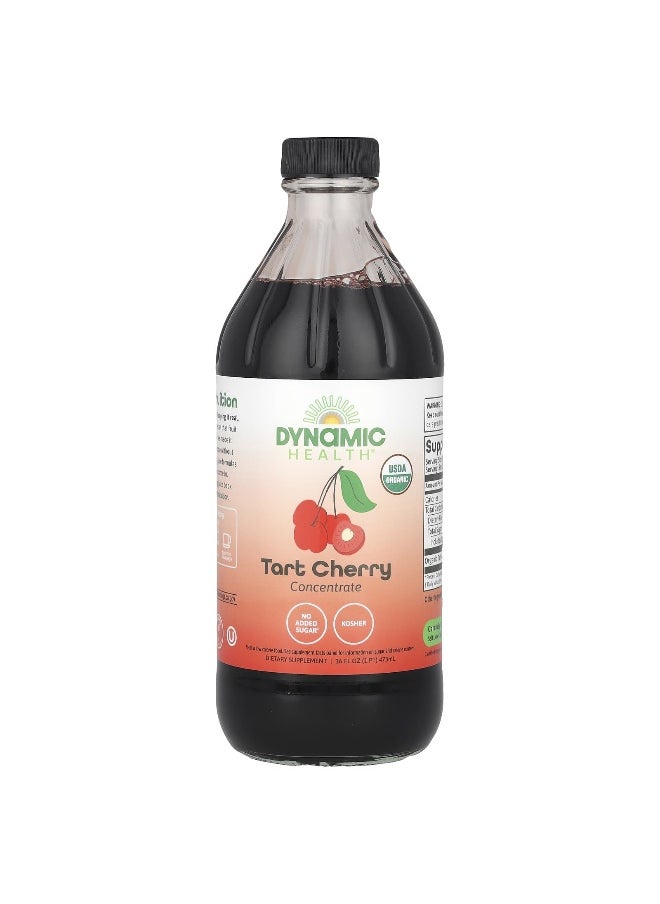 Dynamic Health Dynamic Health, Tart Cherry Concentrate, Glass, 16 fl oz (473 ml)  - Image 1