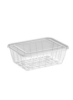 10-Piece UT300 Containers With Lid Flat Lids Clear 1600 ml - pzsku/Z284CBEF2356B89A9113AZ/45/_/1638968710/c261eba0-701d-4136-bb98-03c80737e77b