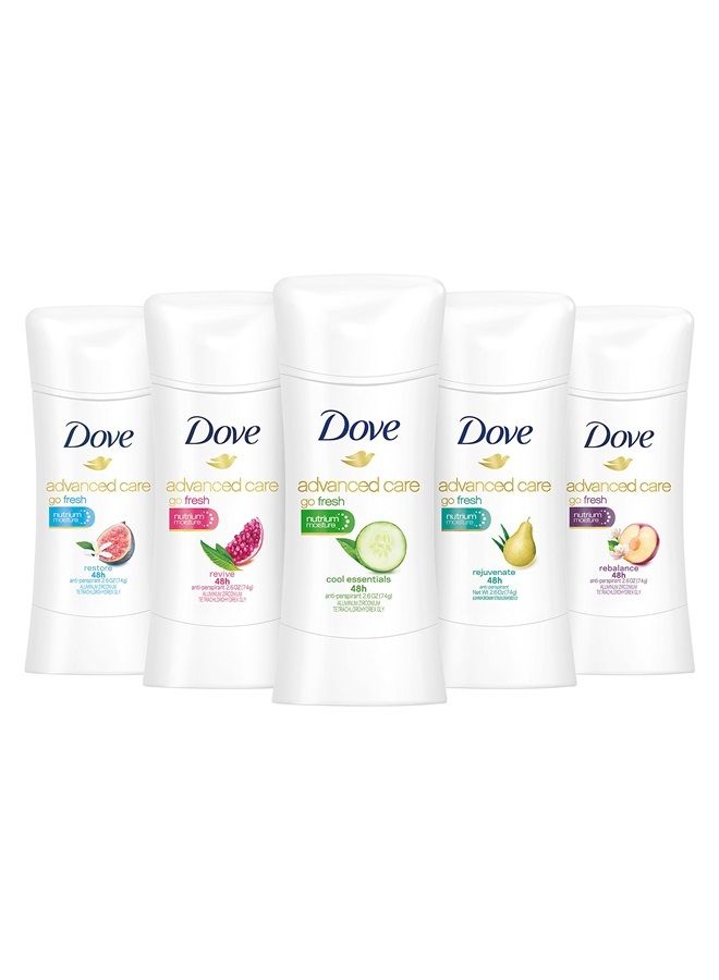 Dove Advanced Care Antiperspirant Deodorant, Cool Essentials, 2.6 oz - Image 3