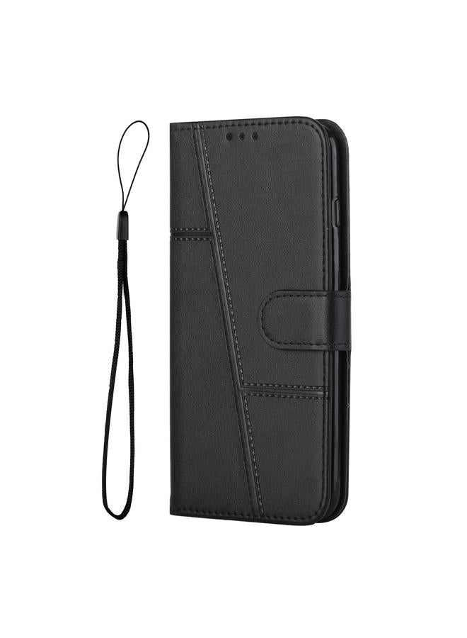 S-TOP Case For OPPO A17 Stitching Calf Texture Buckle Leather Phone Case - Image 2