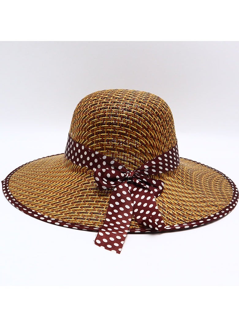 KUYING - New Sunshade and Sunscreen Summer Cool Mat Hat Countryside Hat - Image 1