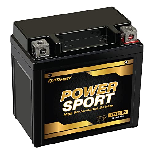 ExpertPower بطارية YTX5L-BS بديلة (5Ah، 12v، مغلقة) بطارية خالية من الصيانة ExpertPower® - Image 1