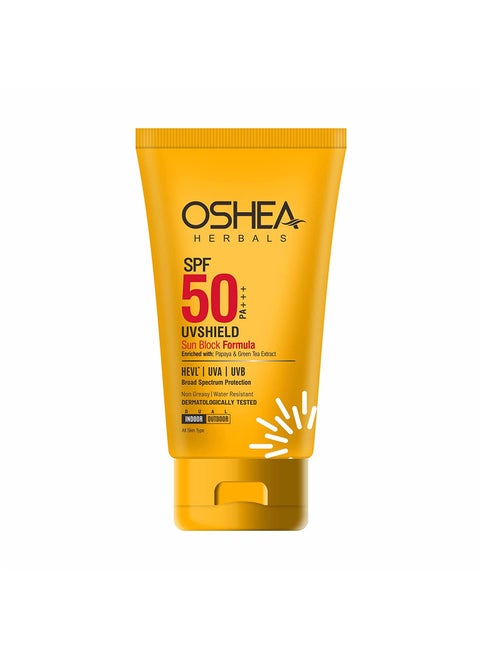 Oshea Herbals UVShield Sun Block Formula SPF 50 120ml