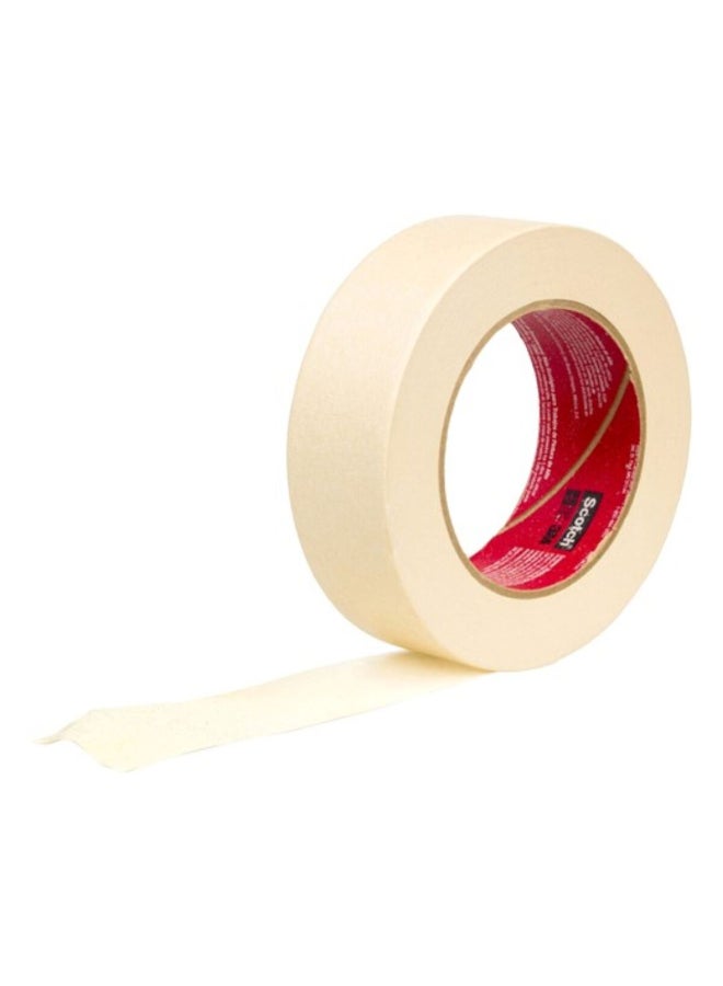 Scotch  Super Adhesion Heavy Duty Durable Masking Tape Beige 0.05 x 60.1 yd 2050-2 / 2050-48A  - Image 4