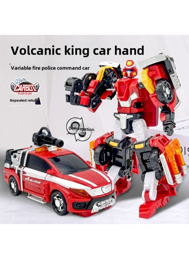 Generic - Kabao Car God Reload Return Fire King Driver Elite Edition Children's Classic Transforming Robot Boy Toy-Color:Elite Edition 4 Fit ] - Image 1