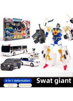 Kabao Car God Reload Return Fire King Driver Elite Edition Children's Classic Transforming Robot Boy Toy-Color:Elite Edition 4 Fit ]
