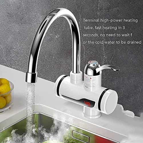 Drumstone [𝟏𝟓 𝐘𝐄𝐀𝐑𝐒 𝐖𝐀𝐑𝐑𝐀𝐍𝐓𝐘] Instant Tap Water Heater/Geyser for Kitchen, Bathroom, Office, Restaurants, Labs, Clinics, Saloon, LED Electric Head Water Heaters Body - Image 2