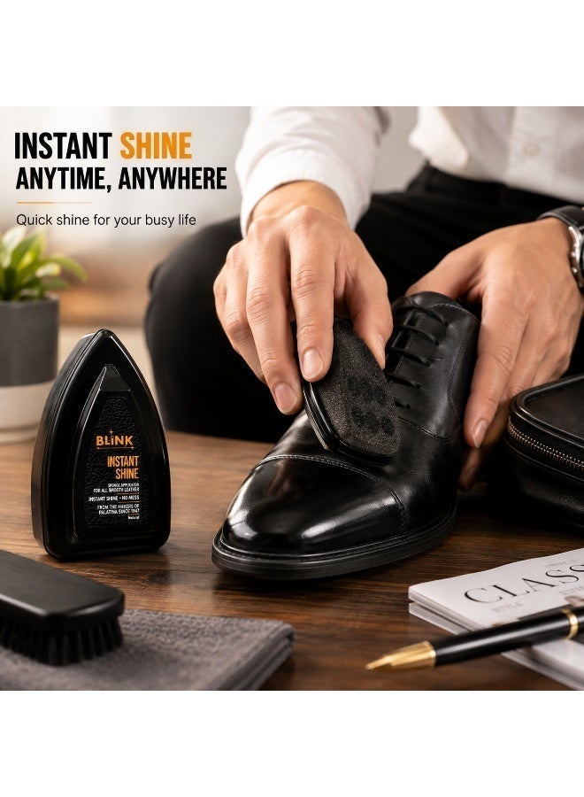 BLINK Instant Shoe Shine Sponge – Premium Shoe Polishing & Leather Shine Tool for Smooth Leather - Image 3