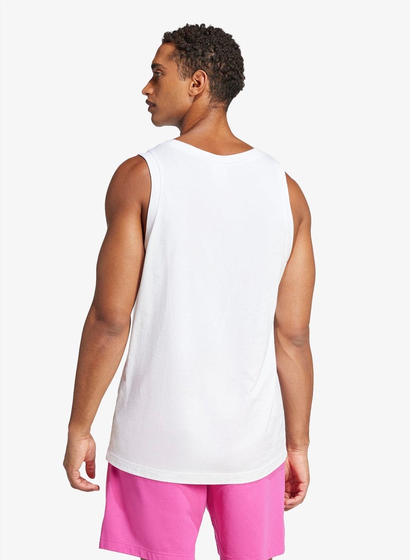 اديداس تيشيرت أساسي بدون أكمام بشعار صغير - Image 2