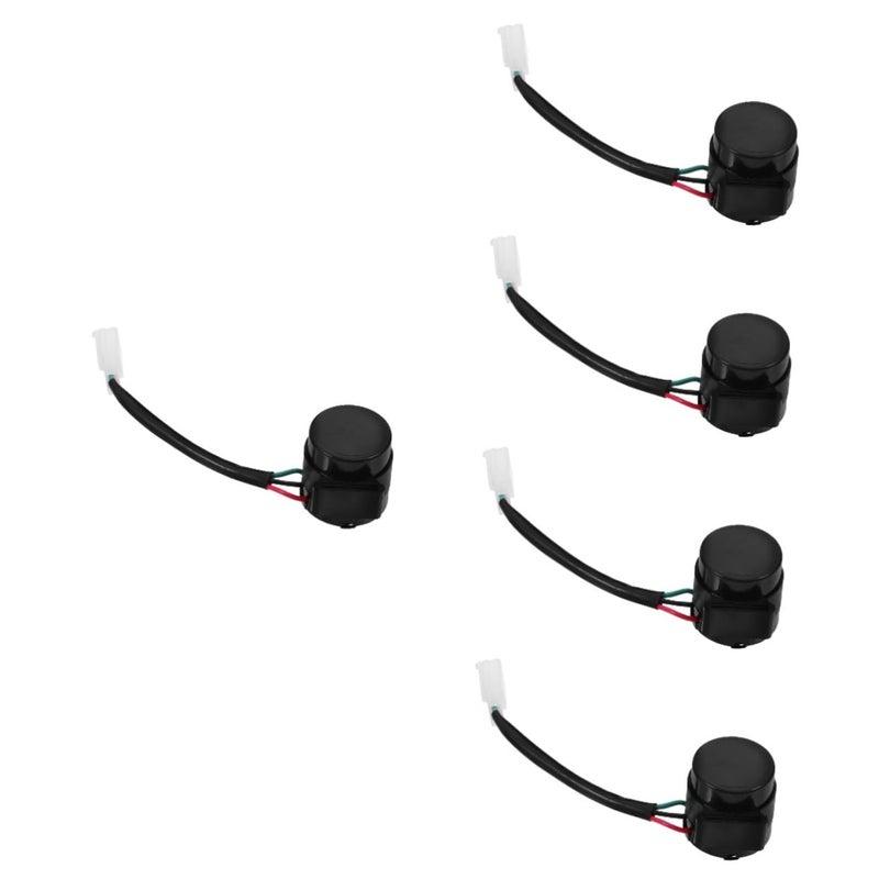 5pcs Golden Turn Signal Flasher Indicator Lights For Mopeds And Scooters - Image 2