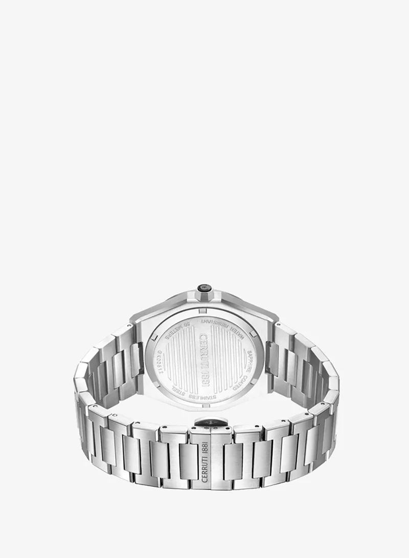 CERRUTI 1881 Black Ravello Black Dial, Stainless Steel Bracelet, Multifunction Watch for Men, 42mm for Men | Best Price UAE