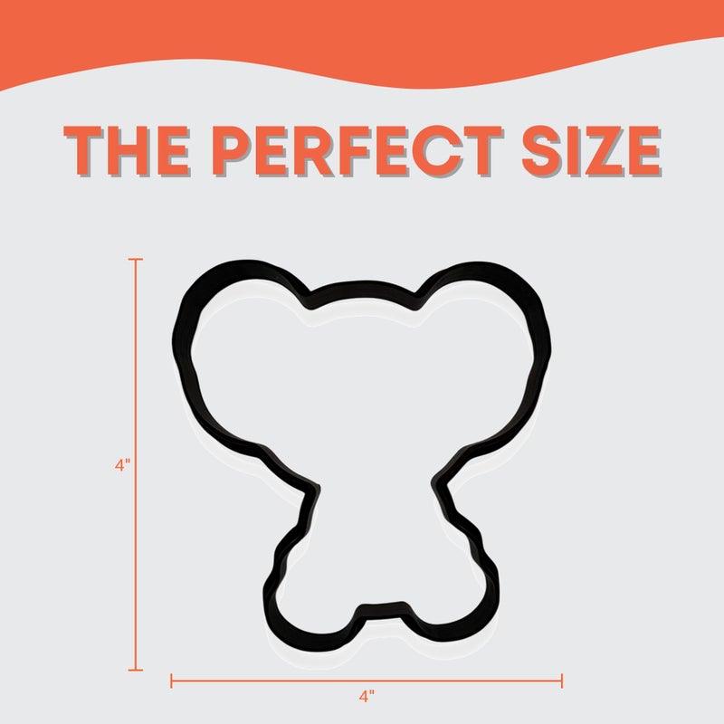 Bundle of Fun Koala Bear Cookie Cutter, Easy to Push Design, For Baby Shower and Birthday Celebrations (4 inch) - Image 2