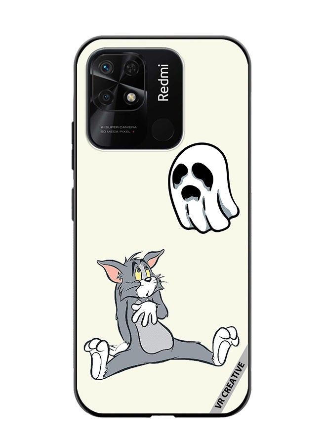 VR CREATIVE Protective Case Cover For Xiaomi Redmi 10C Tom Scared Design Multicolour - Image 1