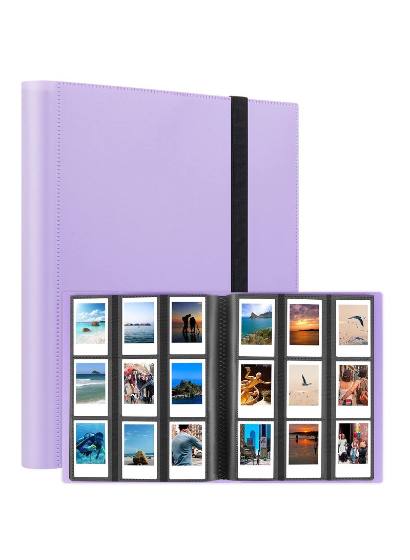 SYOSI 432 Pockets Photo Album for Fujifilm Instax Mini Camera for Polaroid Camera 11 90 70 9 8 LiPlay Instant Camera for Polaroid Snap SnapTouch PIC 300 Z2300 Camera Purple - Image 1