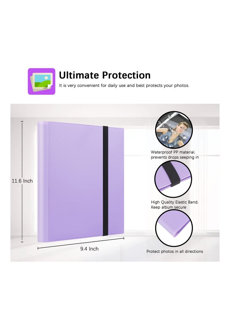 SYOSI 432 Pockets Photo Album for Fujifilm Instax Mini Camera for Polaroid Camera 11 90 70 9 8 LiPlay Instant Camera for Polaroid Snap SnapTouch PIC 300 Z2300 Camera Purple - Image 5