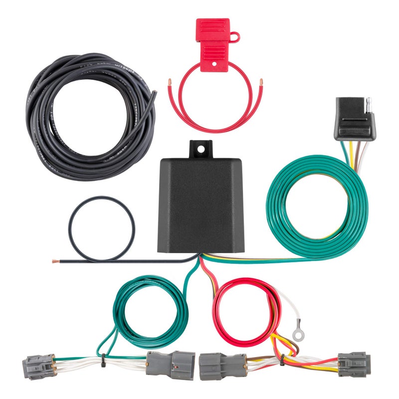 CURT 56348 VehicleSide Custom 4Pin Trailer Wiring Harness Fits Select Hyundai Tucson