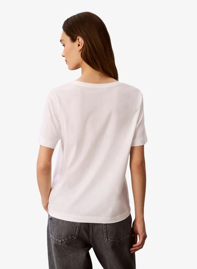 Calvin Klein Jeans  2 Pack Cotton V-Neck T-shirts for Women | Best Price UAE