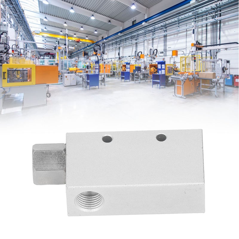 Vacuum Generator Pneumatic Exhaust Air Ejector Fitting Aluminium Alloy Large Flow Valve EV‑15 - Image 4