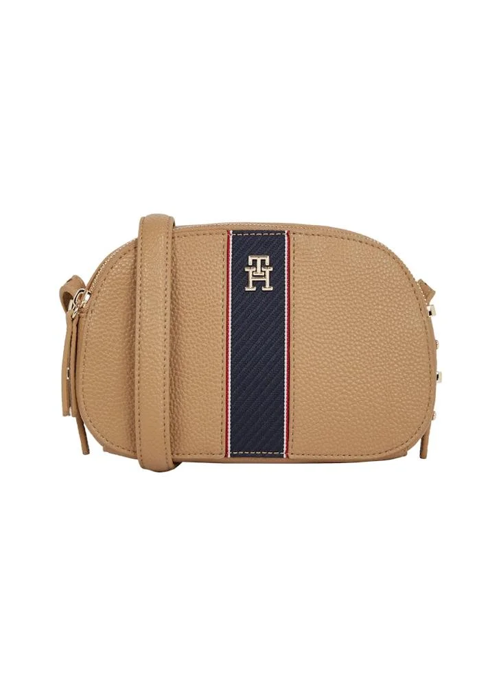 تومي هيلفيغر Logo Detail Zip Over Crossbody