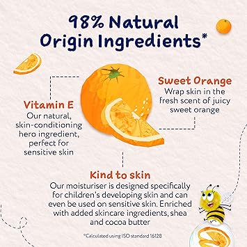 Childs Farm Kids Moisturiser Sweet Orange Soothing Moisturising Hydrating Suitable for Dry Sensitive Skin 200ml - Image 4